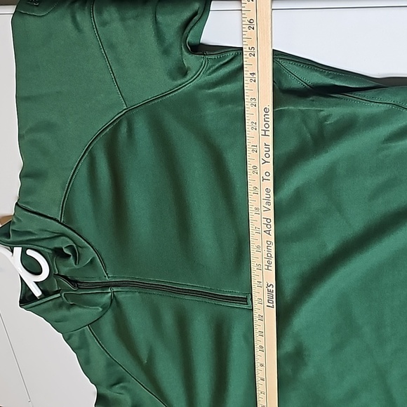 NWOT SPORT TEK Mens Fleece 1/4 Zip Pullover Sz XLT Dark Green - Picture 8 of 12